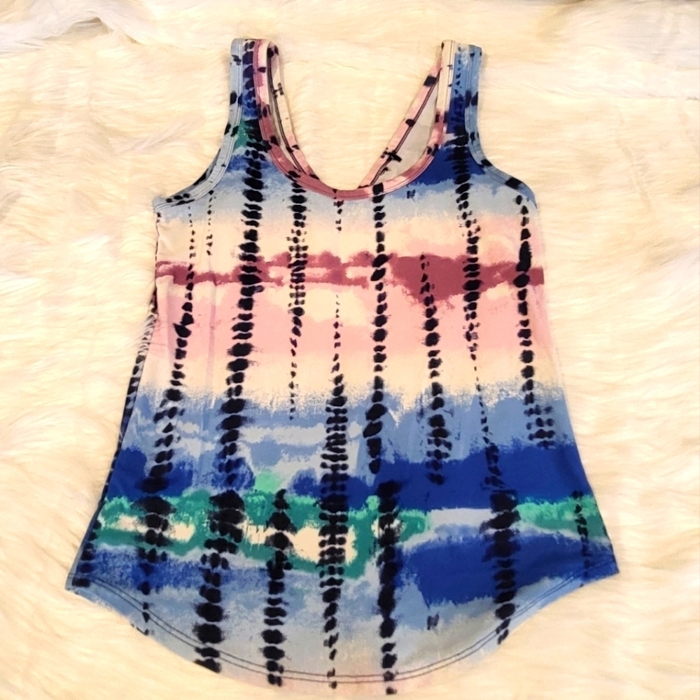 Unique Tie Dye Tank Top (reversible)